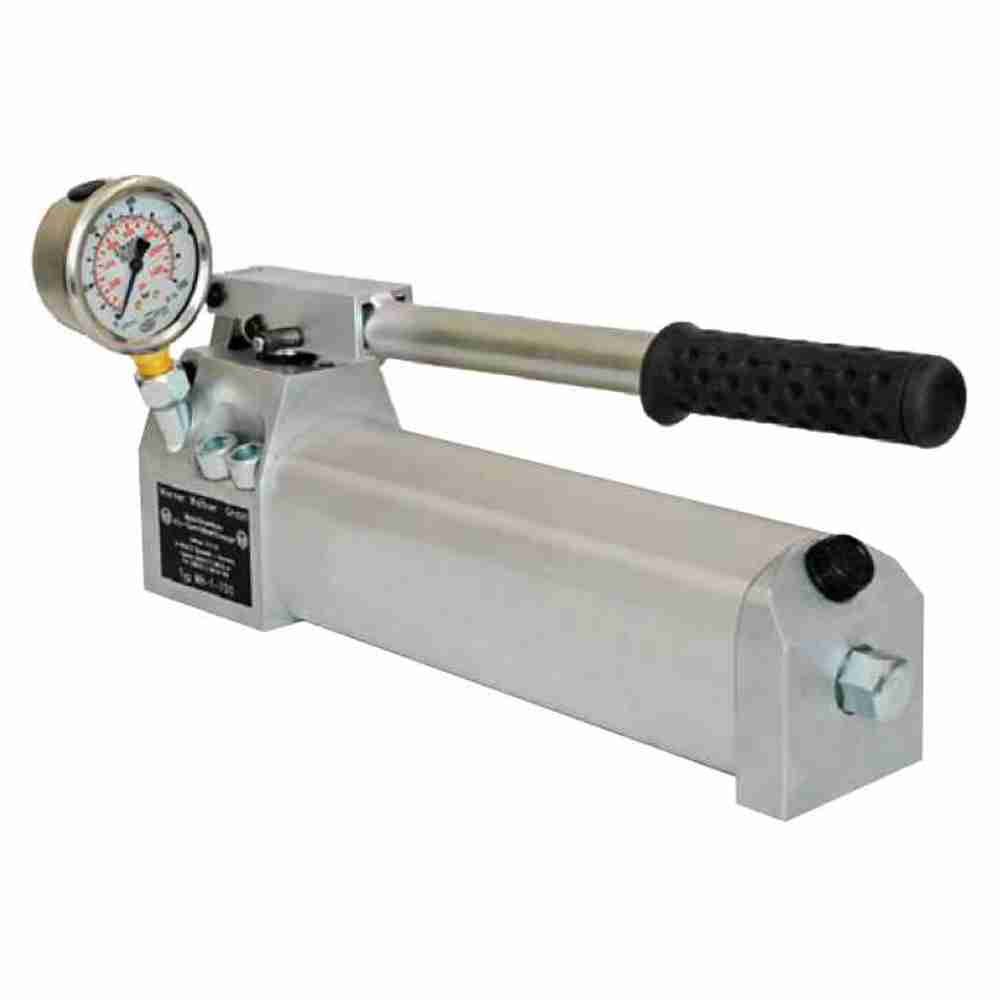 MHP2-1.3L-DW - hydraulic hand pump for double-acting tools, with two-stage  hydraulics, 500/625/700/850 bar, 1,3 Liter, MHP2-1,3L-DM