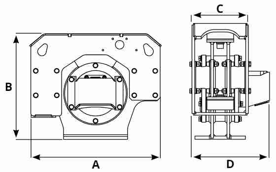 MALAGUTI PLURY W1 9.0-23L - Vibrationsantriebssystem mit einer schwingenden Masse