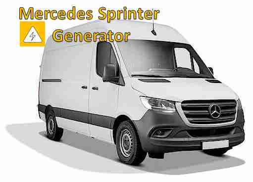 16 kVA Strom-Generator für MERCEDES SPRINTER mit Heckantrieb